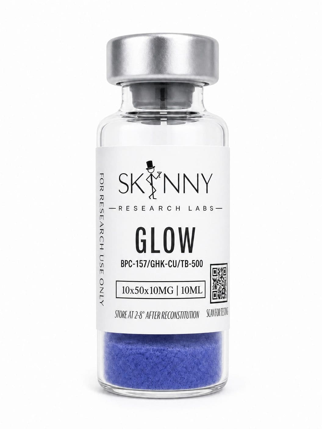 BPC-157 / GHK-Cu / TB-500 (GLOW) vial